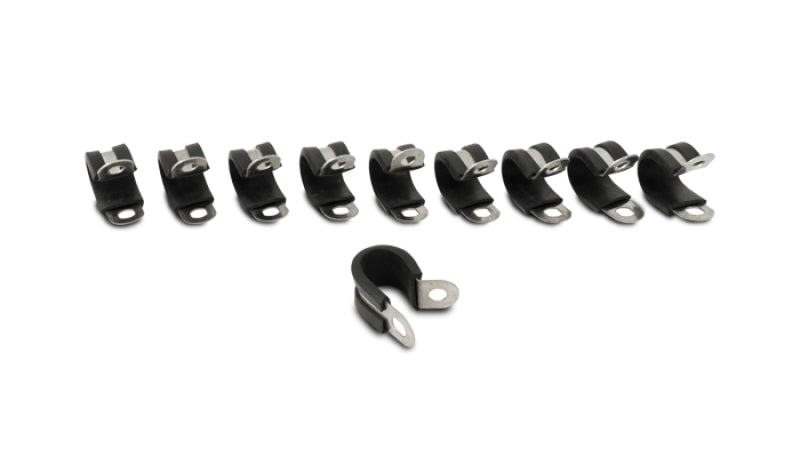Vibrant Cushion Clamps for 5/8in (-10AN) Hose - Pack of 10