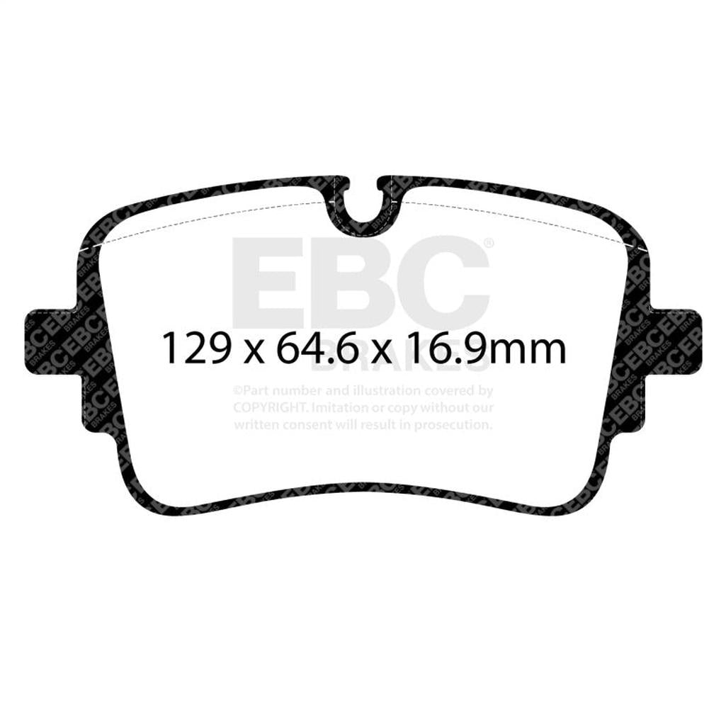 EBC Yellowstuff Rear Brake Pads for 2020+ Audi A8 Quattro 3.0TT – High-Performance Street and Track Use