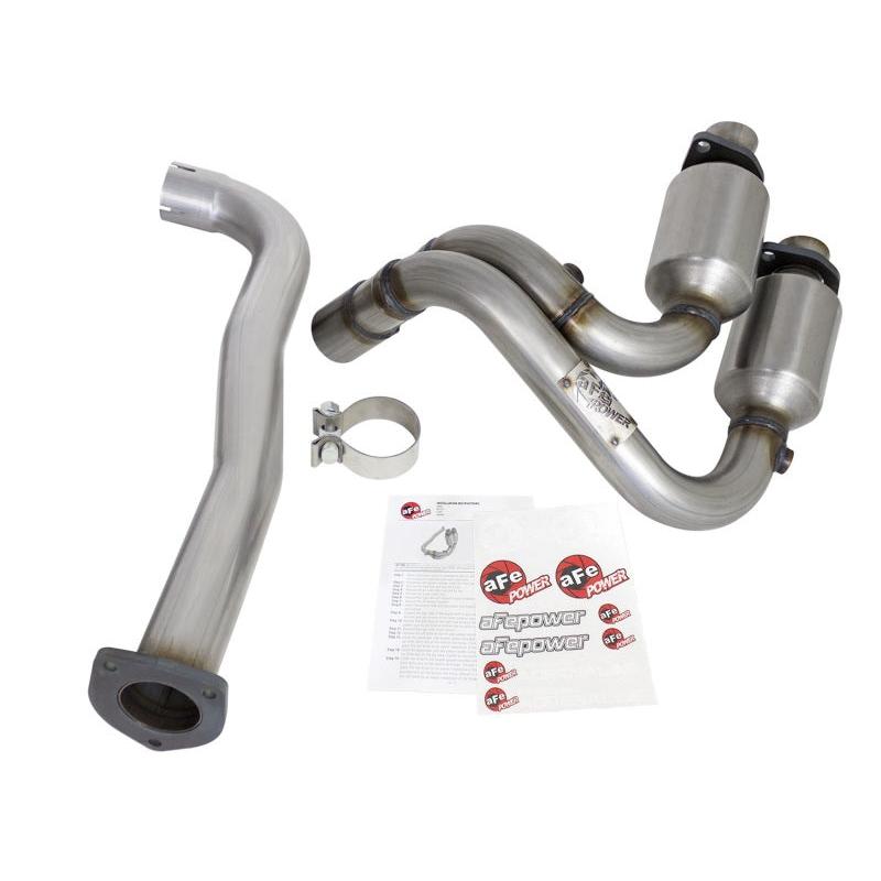 aFe Power Direct Fit Catalytic Converter Replacements Front 00-03 Jeep Wrangler (TJ) I6-4.0L-SR1 Performance