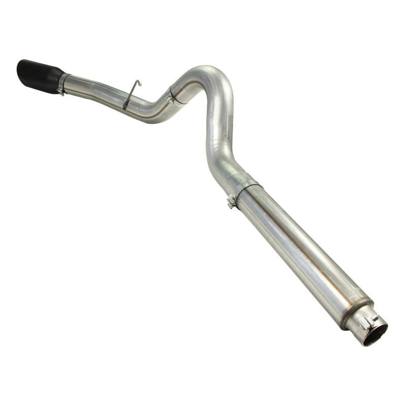 aFe MACHForce XP 5in DPF-Back Stainless Steel Exh Sys, Black tip,Ford Diesel Trucks 08-10 V8-6.4L-SR1 Performance