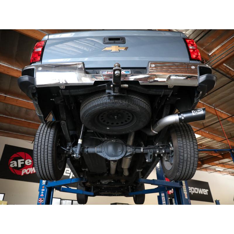aFe Apollo GT Series 4in 409SS Cat Back Exh System w/Blk Tip 14-18 GM Silverado/Sierra 1500 V8-6.2L-SR1 Performance