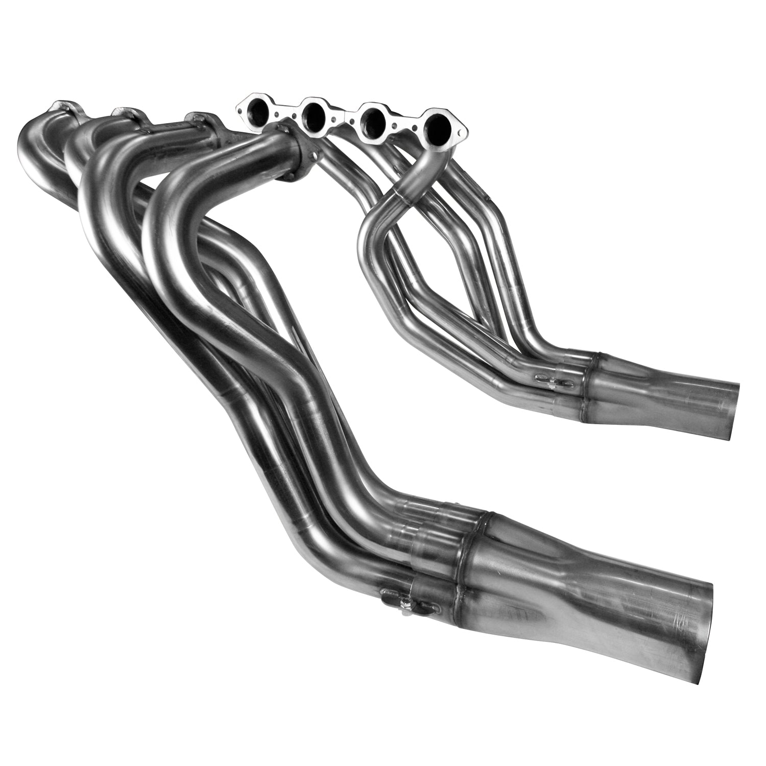 1-7/8" x 3-1/2" Stainless Headers. 3" Inline Bolt Pattern. 351 SBF. Fox Body