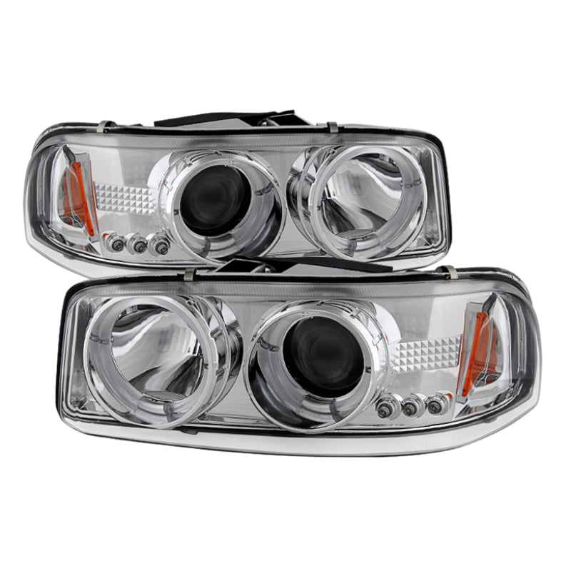 Spyder GMC Sierra 1500/2500/3500 99-06 Projector Headlights LED Halo LED Chrome PRO-YD-CDE00-HL-C-SR1 Performance