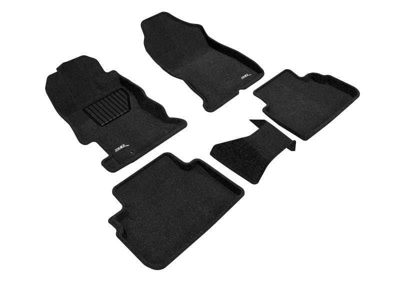 3D Maxpider 17-22 Subaru Impreza Elegant 1st 2nd Row - Floor Mat Set (Black)-SR1 Performance