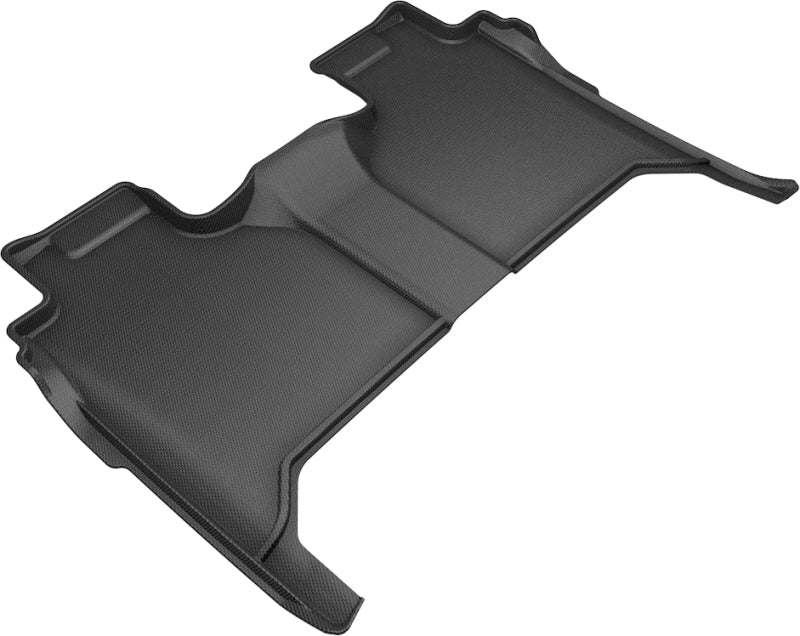 3D MAXpider 2019-2020 GMC/Chevrolet Sierra 1500/Silverado 1500 Kagu 2nd Row Floormats - Black-SR1 Performance