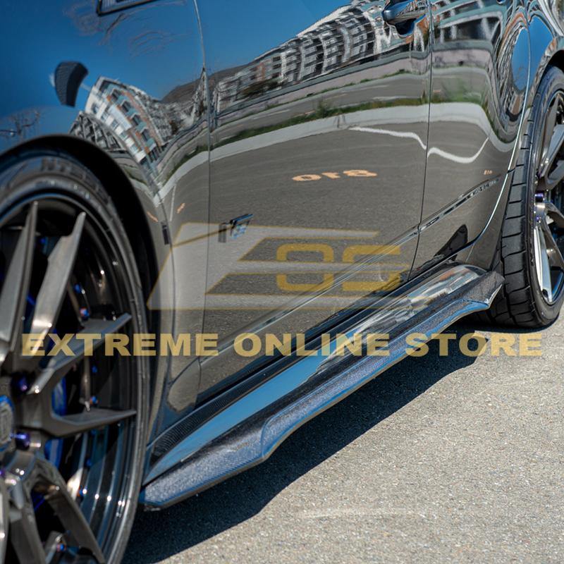 2009-15 Cadillac CTS-V Carbon Fiber Front Splitter & Side Skirts