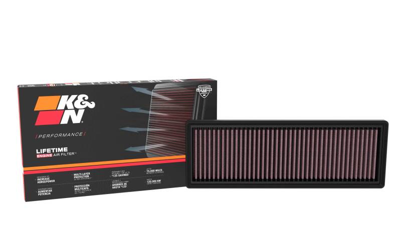 K&N 2024 Ford Mustang 2.3L L4 Drop-In Air Filter-SR1 Performance