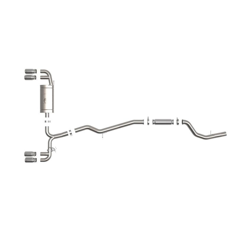 aFe 19-24 BMW Z4 M40i (G29) L6-3.0L (t) B58 MACH Force-Xp 3in to 2-1/2in SS CB Exhaust - Polished-SR1 Performance