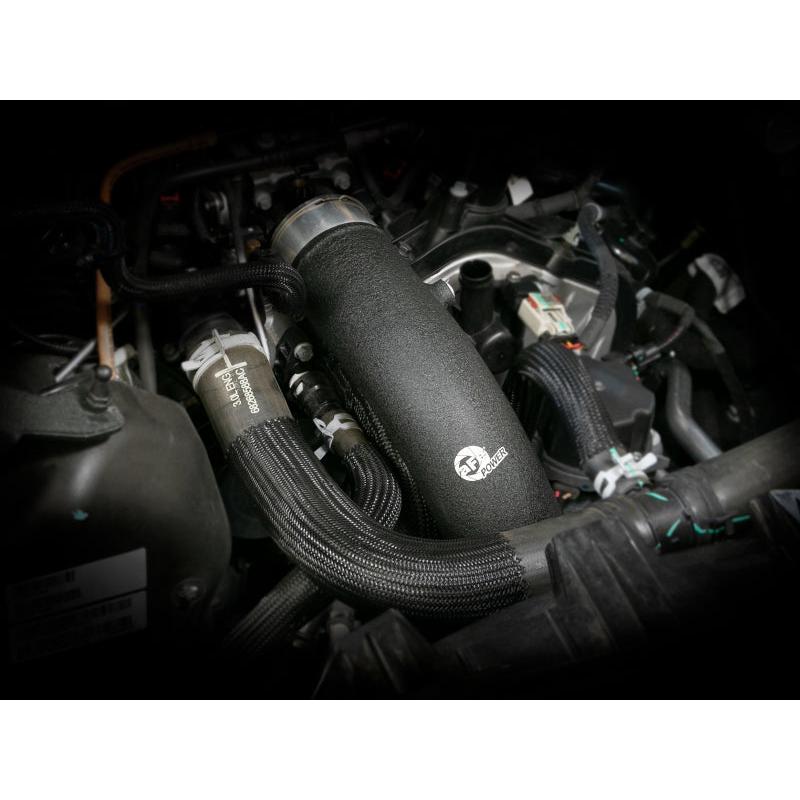 aFe RAM 1500 20-22 V6-3.0L (td) BladeRunner 3 IN Aluminum Cold Charge Pipe Black-SR1 Performance
