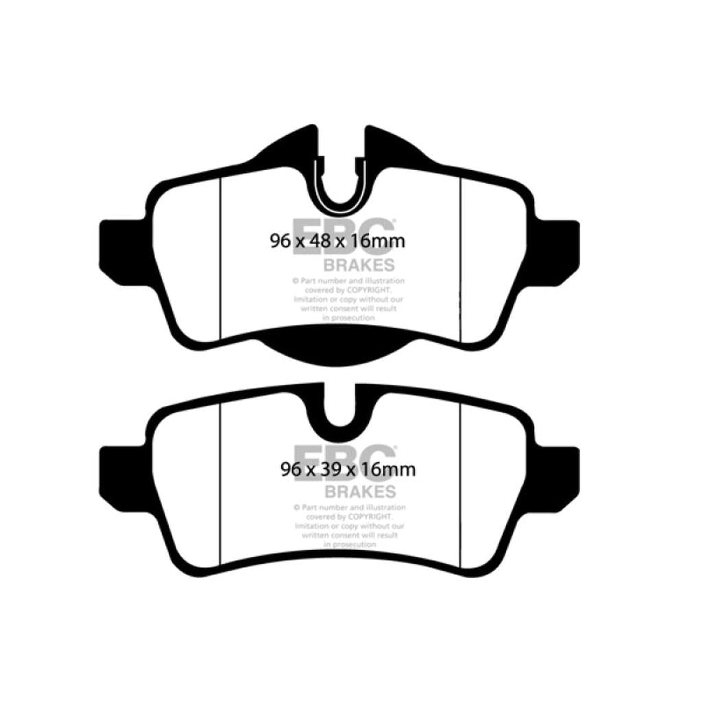 EBC Brakes Bluestuff NDX Full Race Brake Pads for Mini Cooper 2010-2011