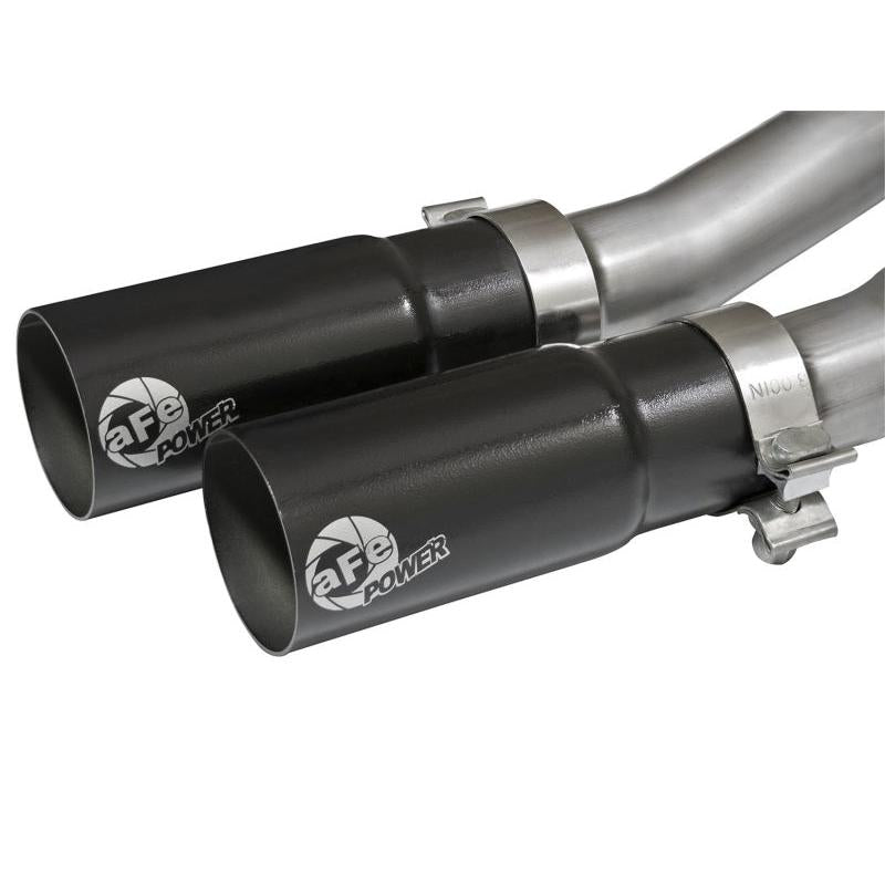 aFe Rebel Series CB Middle-Side Exit SS Exhaust w/ Black Tips 09-16 GM Silverado/Sierra V6/V8-SR1 Performance