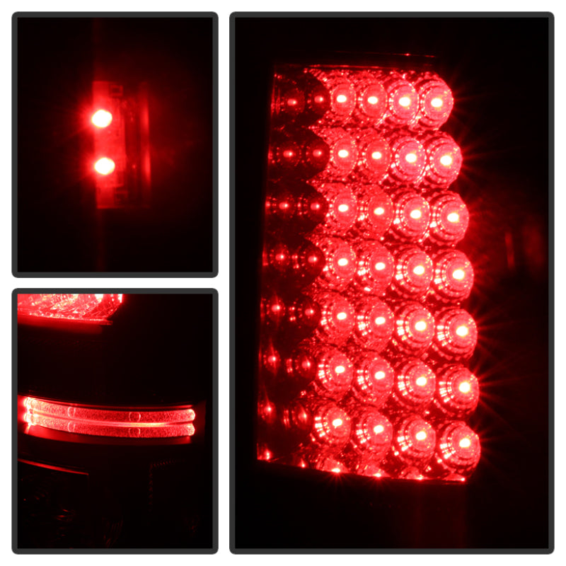 Spyder Chevy Silverado 1500 99-02 (Not Fit Stepside) LED Tail Lights Blk Smke ALT-YD-CS99-LED-BSM-SR1 Performance