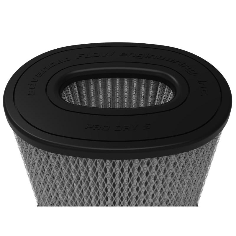 aFe MagnumFLOW Pro DRY S Univ Air Filter 5-1/2x3-1/2in F x 8-1/4 x 6in B x 8 x 5-3/4in T x 9in H-SR1 Performance