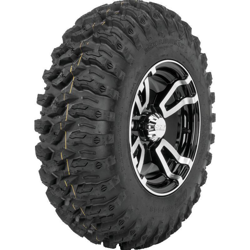 QuadBoss QBT446 Radial Utility Tire - 25x8R12 8Ply