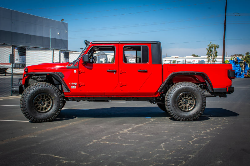 DV8 Offroad RBGL-01 Jeep Gladiator Rear Bumper – High Clearance, Textured Black Powdercoat