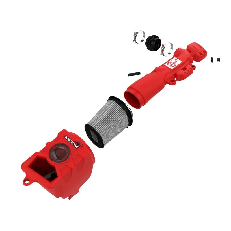 aFe Momentum GT Pro DRY S Cold Air Intake System 2018+ Jeep Wrangler (JL) V6 3.6L (Red Edition)-SR1 Performance