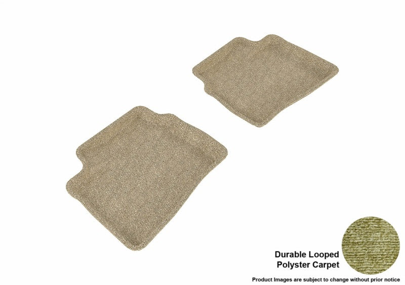 3D MAXpider 07-10 Hyundai Elantra (Sedan) Classic 2nd Row Floormat - Tan-SR1 Performance