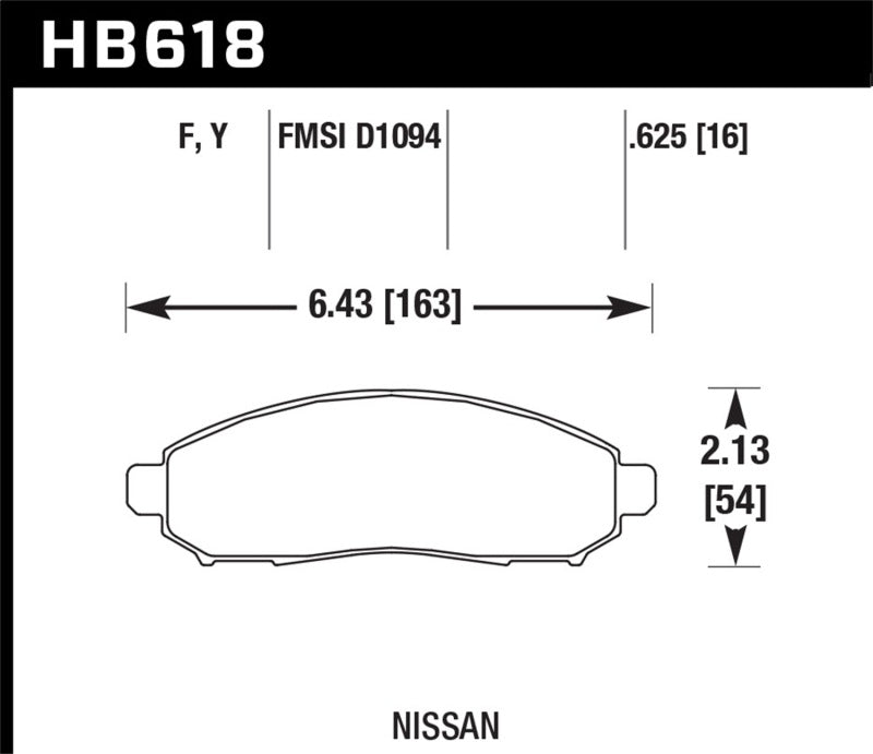 Hawk 05-10 Nissan Frontier / 05-07 Nissan Pathfinder / 09-10 Pathfinder 4.0L / 05-10 Nissan Xtrerra-SR1 Performance