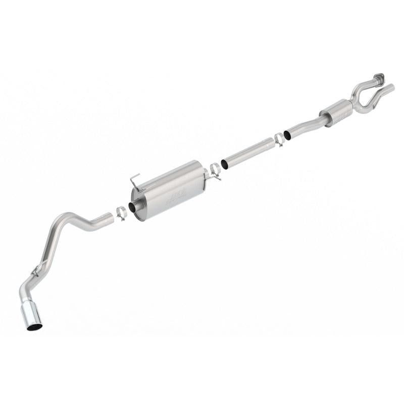 Borla S-Type Cat-Back 17-19 Ford F-250/350 Super Duty Side Exit Exhaust - 5in tip (Gas Only)