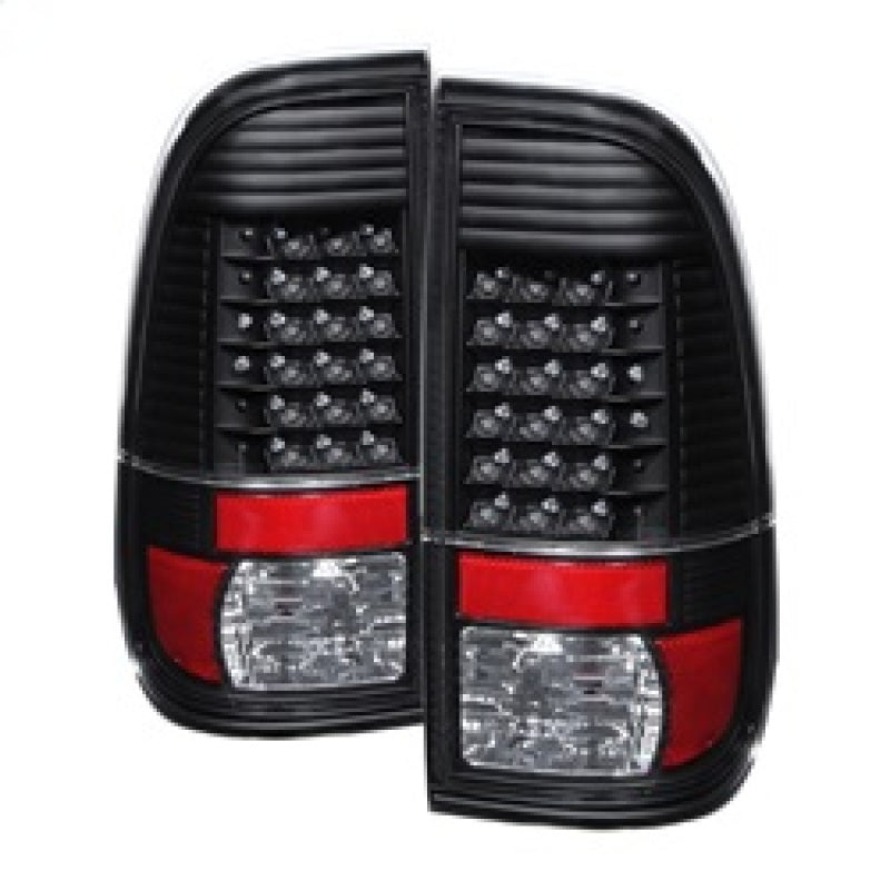 Xtune Ford Super Duty 08-15 LED Tail Lights Black ALT-JH-FS08-LED-BK-SR1 Performance