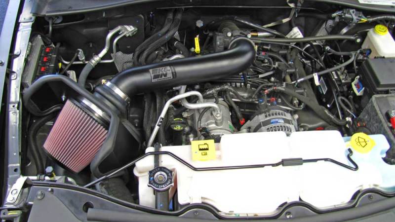 K&N 10-11 Jeep Liberty 3.7L V6 High Flow Performance Intake Kit-SR1 Performance