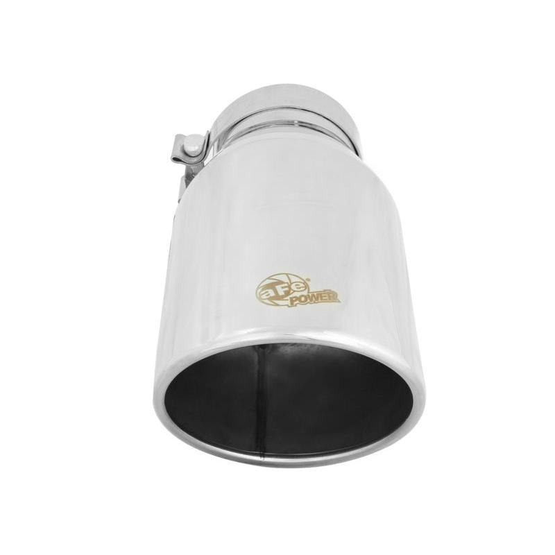aFe Diesel Exhaust Tip Bolt On Polished 4in Inlet x 6in Outlet x 12in Length-SR1 Performance