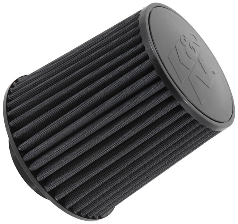 K&N Universal Rubber Filter-Round Tapered 4in Flange ID x 8in Base OD x 6.625in Top OD x 8in H-SR1 Performance