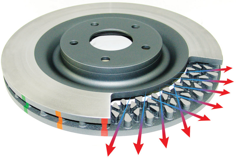 DBA 4000 Series T3 Rotors for Subaru Impreza and WRX - Part Number DBA42657S