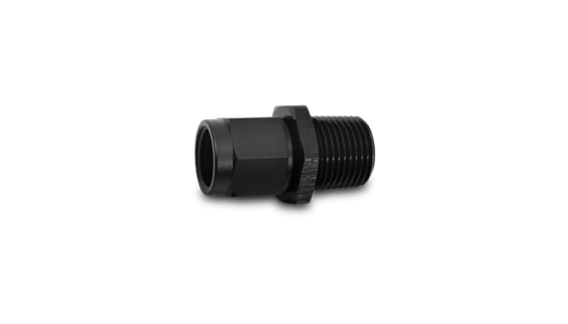 Vibrant -8AN to 1/4in NPT Female Swivel Straight Adapter Fitting