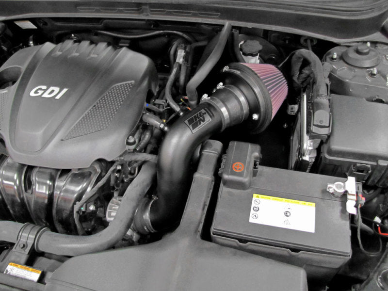 K&N 11-14 Hyundai Sonata 2.4L L4/13-15 Kia Optima 2.4L L4 Typhoon Short Ram Intake-SR1 Performance