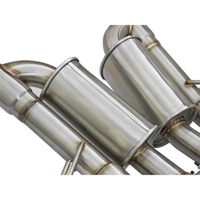 aFe MACHForce XP 3in-2 1/2in Axle Back 304SS Exhaust w/ Polished Tips 15-17 Chevy Corvette Z06