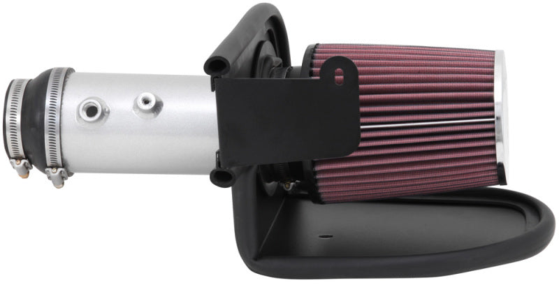K&N 13-14 Honda Accord 3.5L V6 69 Series Typhoon Air Intake System - Silver Cold Air Intake Kit-SR1 Performance