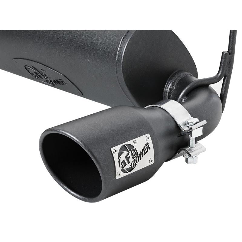 aFe Rebel Series 2.5in 409 SS Cat-Back Exhaust System w/ Black Tips Jeep Wrangler (JL) 2018 V6 3.6L-SR1 Performance