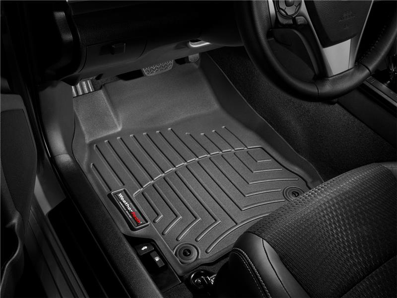 WeatherTech DigitalFit Front FloorLiners for Mazda MX-5 Miata and Fiat 124 Spider – Black, Part #448471