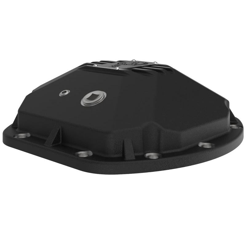 aFe 97-18 Jeep Wrangler TJ/JK Dana 30 Street Series Diff Cover w/ Machined Fins & Gear Oil - Black-SR1 Performance
