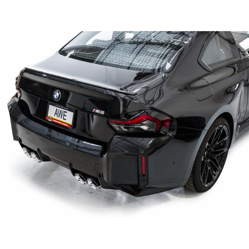 AWE Tuning 23-24 BMW G87 M2 SwitchPath Edition Exhaust - Chrome Silver Tips