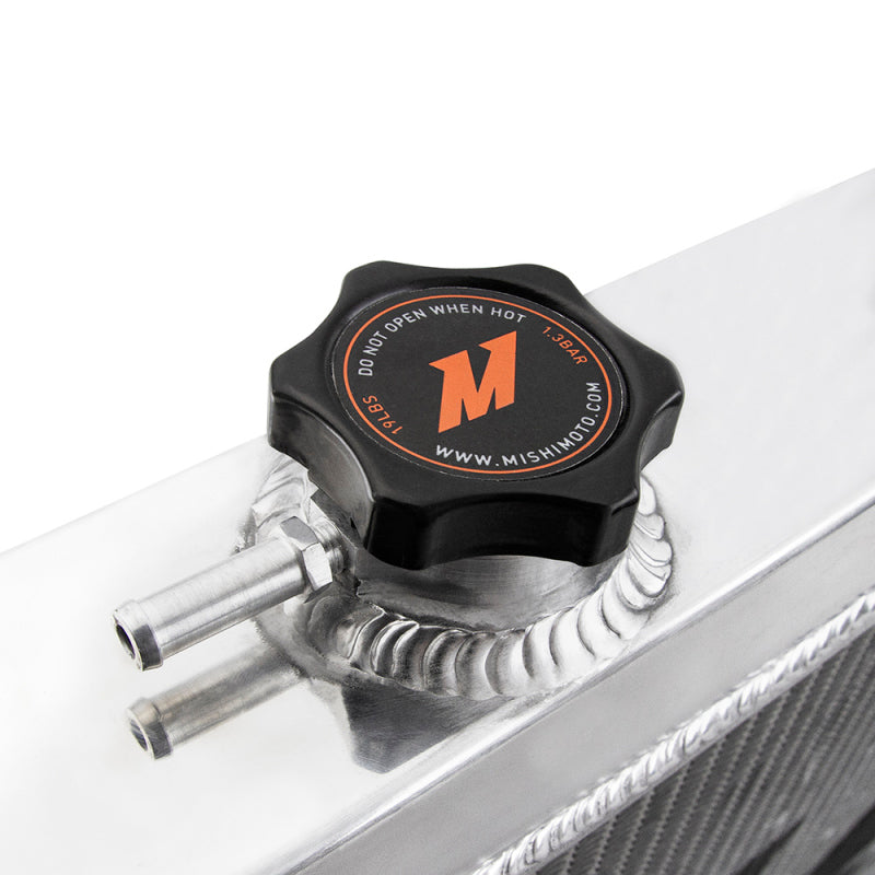 Mishimoto 1998-2007 Toyota Land Cruiser J100 Aluminum Radiator * Performance Upgrade with Magnetic Drain Plug and High-Pressure Cap