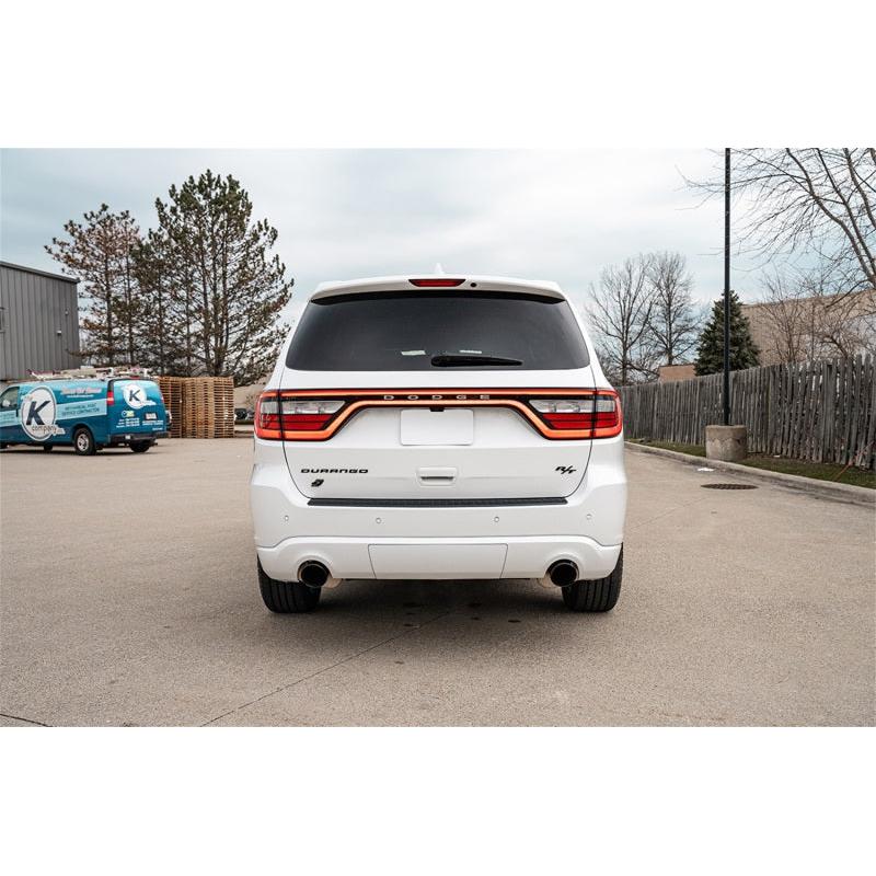Corsa 2011-2024 Dodge Durango Xtreme 2.5in Cat-Back Dual Rear Exit w/ Single 4.5in Black PVD Tips-SR1 Performance