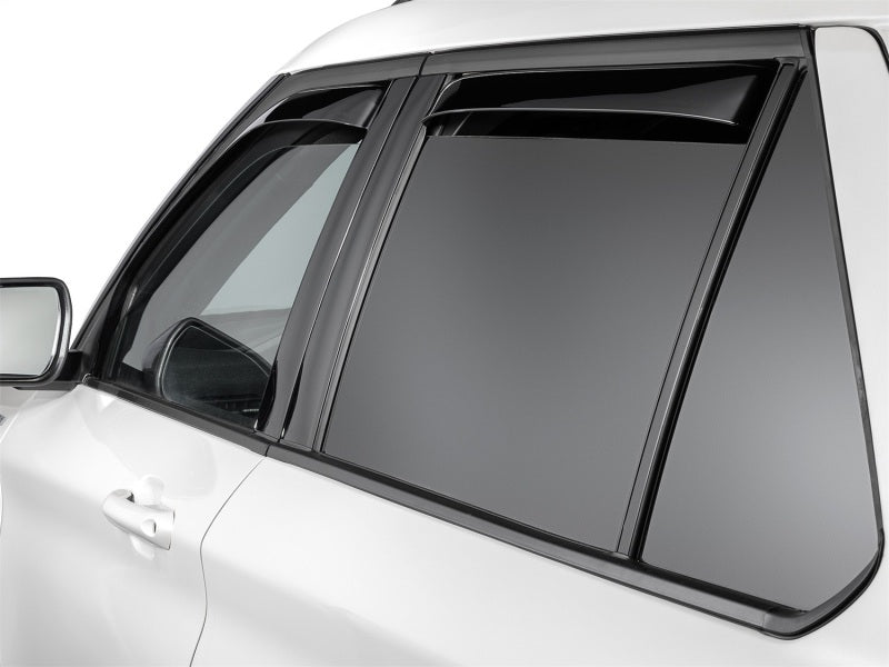 WeatherTech 2020+ Ford Explorer ST Dark Smoke Side Window Deflectors – Front & Rear