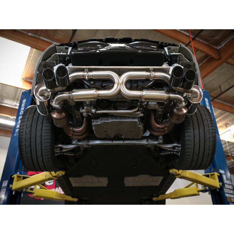 aFe MACHForce XP 12-16 Porsche 911 Carrera H6-3.8L SS-304 Cat-Back Exhaust w/Carbon Fiber Tips-SR1 Performance