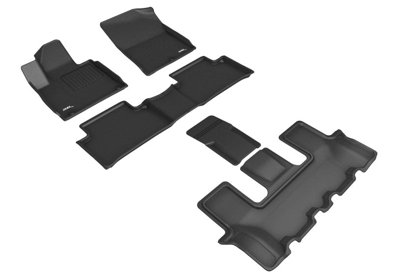 3D Maxpider 21-23 Kia Sorento 6-Seat Kagu Black R1 R2 R3-SR1 Performance