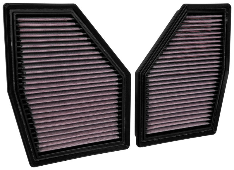 K&N 2020 BMW M550i 4.4L V8 Replacement Air Filter (2 Per Box)-SR1 Performance