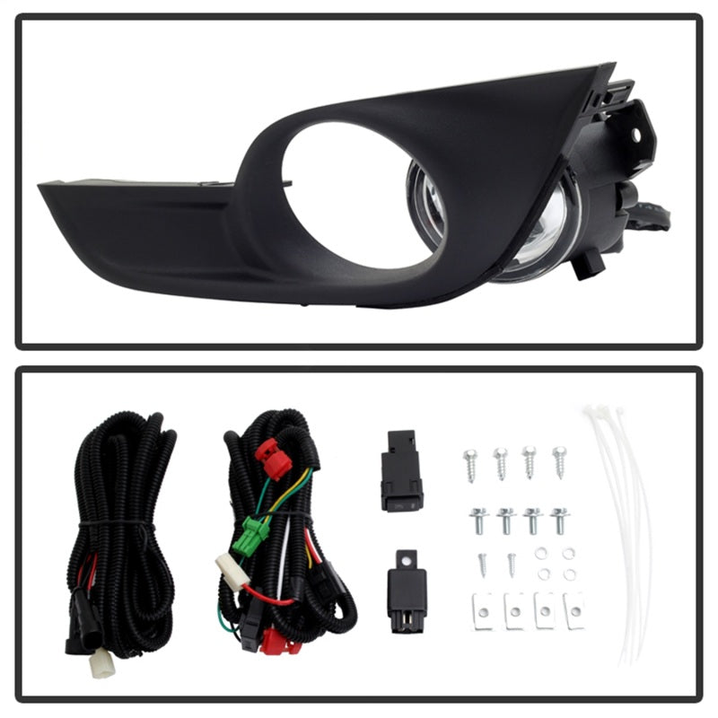 Spyder Nissan Altima 2013-2015 Sedan Daytime DRL LED Running Fog Lights w/Switch Clear FL-DRL-NA13-C-SR1 Performance