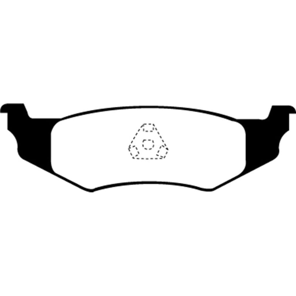 EBC Yellowstuff Rear Brake Pads for Chrysler PT Cruiser 2004-2009 – High-Performance Street and Track Use