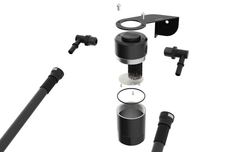 K&N 19-22 Chevy Silverado 1500 5.3/6.2L Catch Can. Oil Separator-SR1 Performance