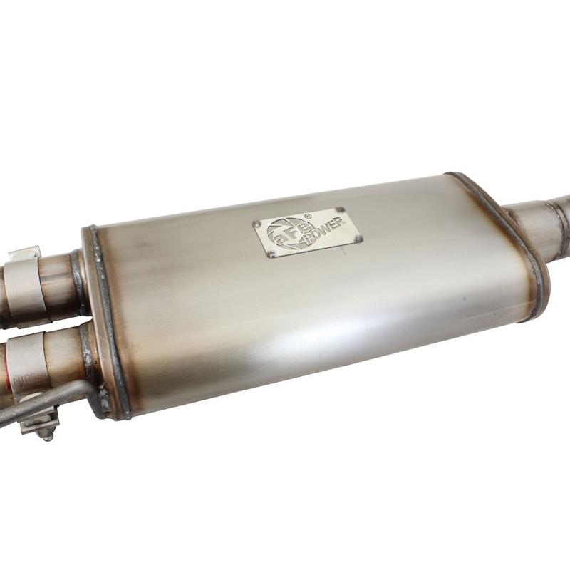 aFe Rebel Series Exhaust SS Front Side Exit CB w/ Black Tips 10-14 Ford F150 Ecoboost V8 6.2L-SR1 Performance