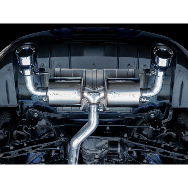 AWE Subaru BRZ/ Toyota GR86/ Toyota 86 Touring Edition Cat-Back Exhaust- Chrome Silver Tips