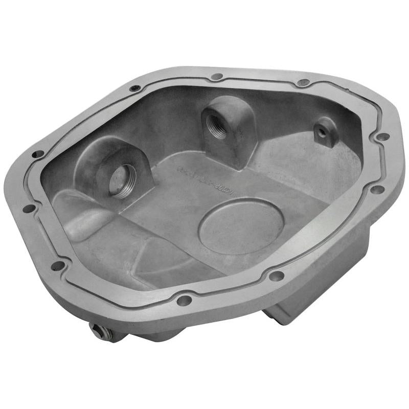 afe Front Differential Cover (Raw; Street Series); Ford Diesel Trucks 94.5-14 V8-7.3/6.0/6.4/6.7L