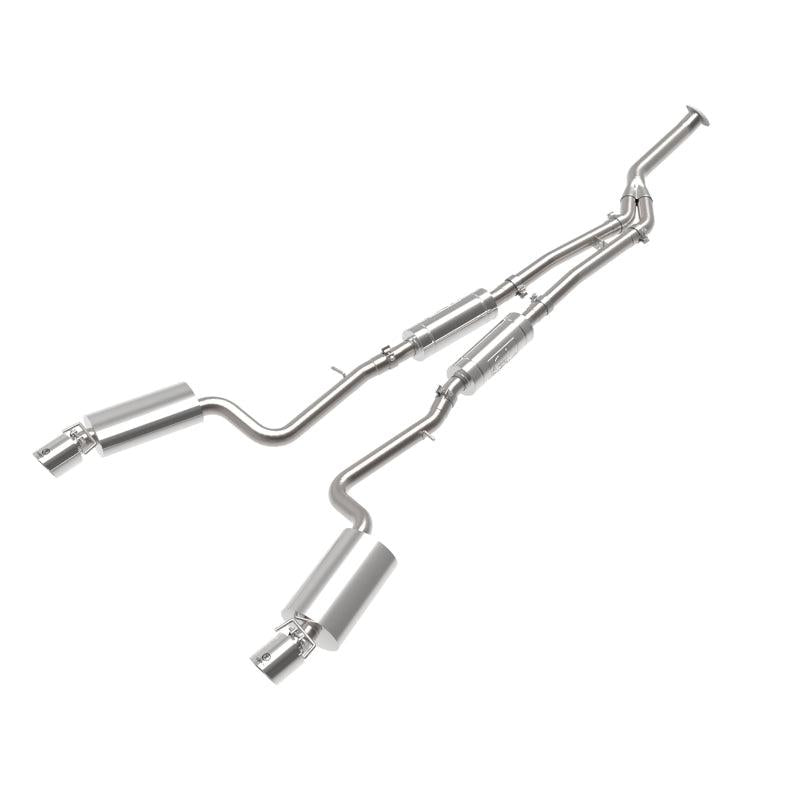 aFe POWER Takeda 16-17 Lexus IS200t L4-2.0L (t) 2.5in-3in 304 SS CB Exhaust w/Polish Tip