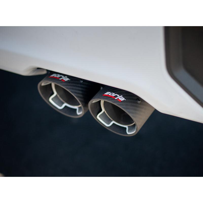 Borla 2019 Chevrolet Silverado 1500 6.2 w/ 147in WB 2.75in S-Type Catback Exhaust -Carbon Fiber Tips